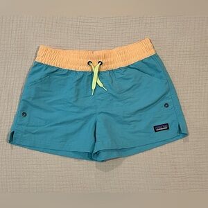 Patagonia Girl's Costa Rica 3" Baggies Shorts (Iggy Blue) 67088